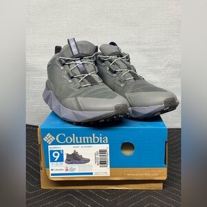Columbia Facet 30 Outdry Waterproof Sneaker Grey Steel/New Moon - Size 9.5